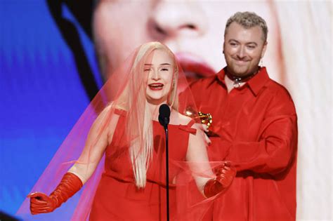 Sam Smith & Kim Petras Wow In Fiery Grammy Performance Of 'Unholy ...