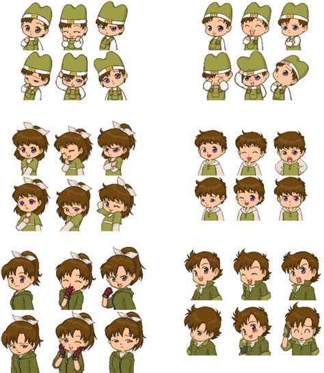 Harvest Moon DS/Cute Sprite Recolours: Cliff's Children : harvestmoon