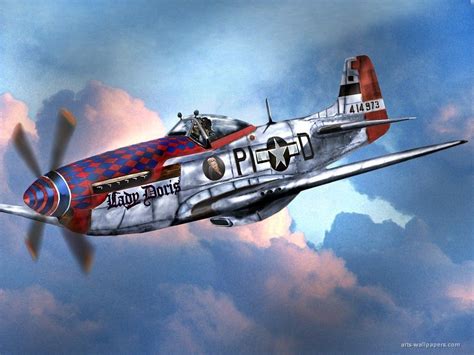 P-51 Mustang | Aircraft painting, Wwii fighter planes, Aircraft