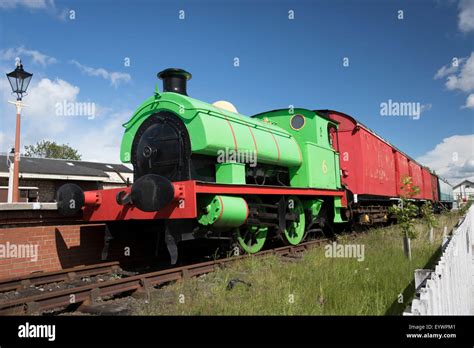 Percy saddle tank locomotive, Museum of Scottish Railways, Bo'ness, Scotland, United Kingdom ...