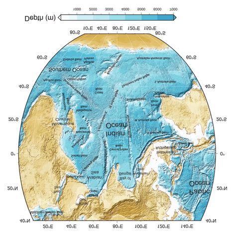 Indian Ocean Sea Floor Map