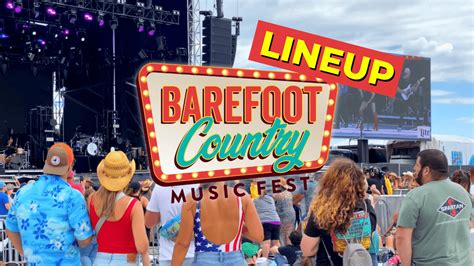 Barefoot Country Music Festival 2023 Lineup - This Week! - Wildwood Video Archive