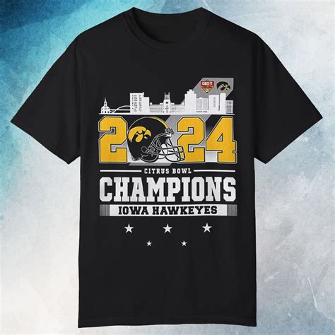 Iowa Hawkeyes 2024 Citrus Bowl Champions T-shirt - TokoPyramid