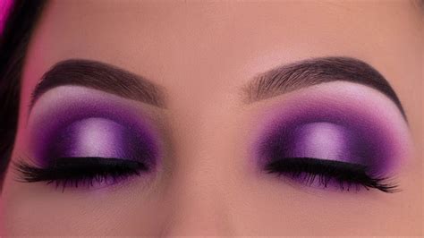 Purple Smokey Halo Eye Look Tutorial - YouTube | Halo eye makeup ...