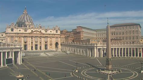 St. Peter's Square, Vatican - Live Webcam 【🎥】