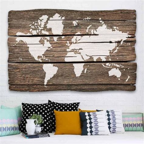 World Map Wall Art Stencil Reusable Stencils for DIY Craft | Etsy