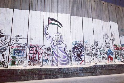 Instagram: Palestine, West Bank – Mural on Wall – Tom Green – The Channel