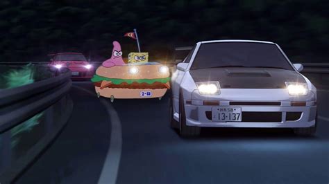 Spongebob wallpaper, SpongeBob SquarePants, race cars, anime | Jdm wallpaper, Initial d ...