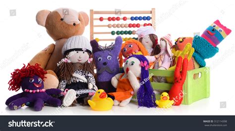 Pile Toys Isolated On White Stock Photo 312114398 - Shutterstock