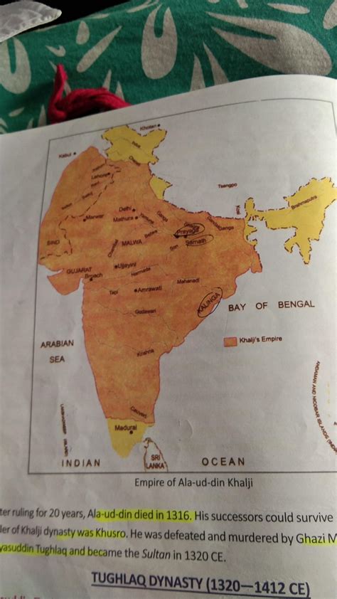 Alauddin Khilji Empire Map