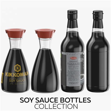 3D soy sauce bottles - TurboSquid 1502122