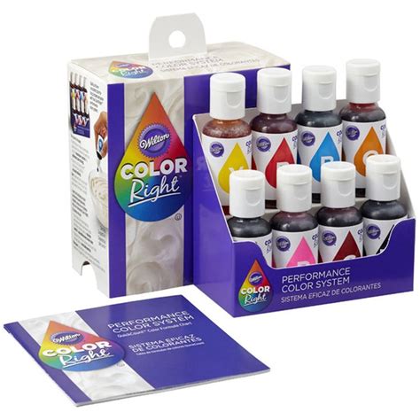 Color Right Liquid Food Coloring Set, 8-Count | Liquid food coloring, Gel food coloring, Food ...