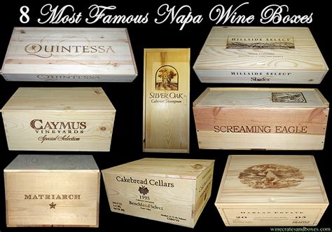 Wine Crates and Boxes: 8 Most Famous Wooden Wine Boxes of Napa Valley