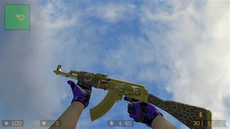 AK-47 Gold Arabesque (Mod) for Counter-Strike : Source - GameMaps.com