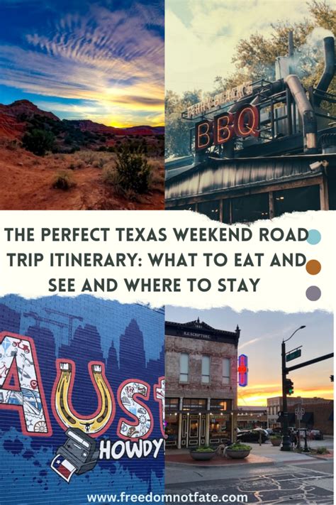 The Perfect Texas Weekend Road Trip Itinerary - Freedom Not Fate