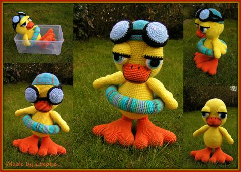 Duck (pattern by Delicious crochet) | Crochet geek, Schattige ...