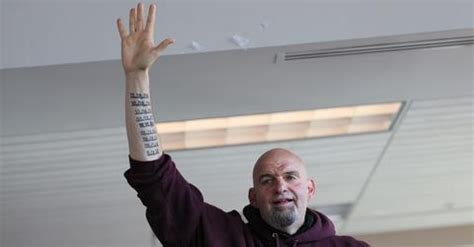 Here's What John Fetterman's Forearm Tattoos Means to Him