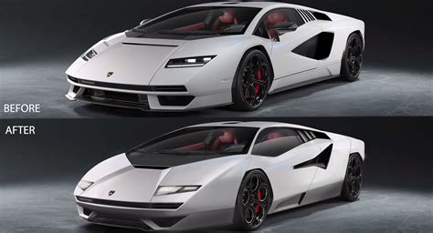 Lamborghini Countach LPI 800-4 Goes Back To The Future As A Sian-Based ...