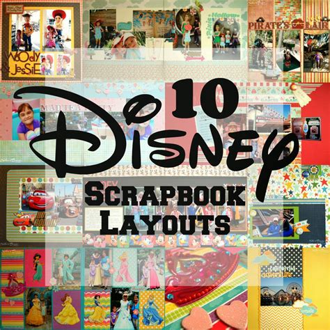 Silver Boxes: 10 Disney Scrapbook Layouts!