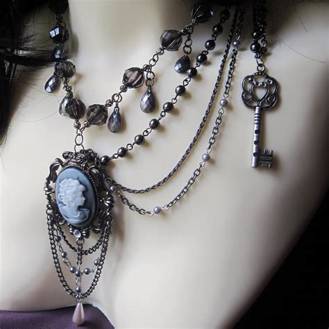 Shamble Ramble: Handmade Victorian Gothic Necklace