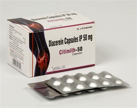 Diacerein Capsule, 50 mg at Rs 138.00/stripe in Mumbai | ID: 20426854455