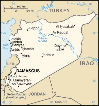 Climate information for Syria - Climate Zone