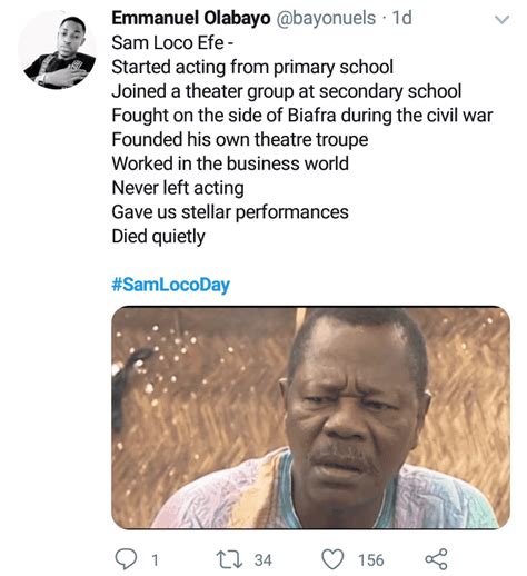 Statistics Research: Nigerians celebrate Nollywood legend, Sam Loco Efe 9 years after his death ...