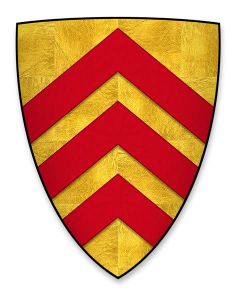 de Clare, Richard, 4th Earl of Hertford - Coat of Arms. His castle of ...