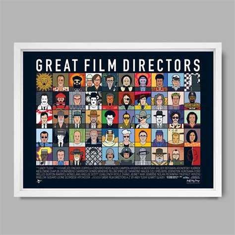 Great Film Directors A to Z Poster – Andy Tuohy Design Ltd