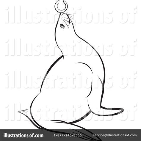 Sea Lion Clipart #1793595 - Illustration by Lal Perera