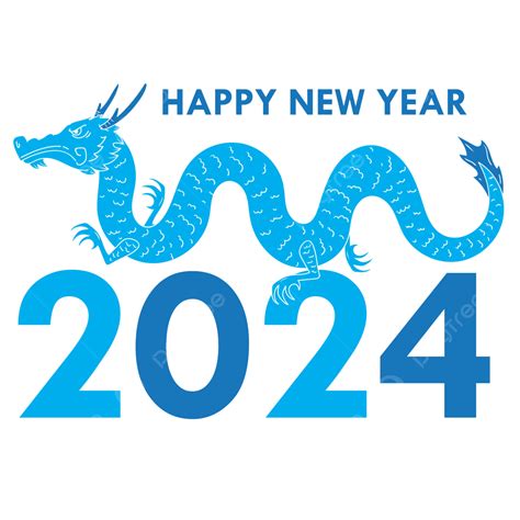 Year Of The Dragon 2024 Vector, Lunar New Year, Chinese New Year 2024 ...