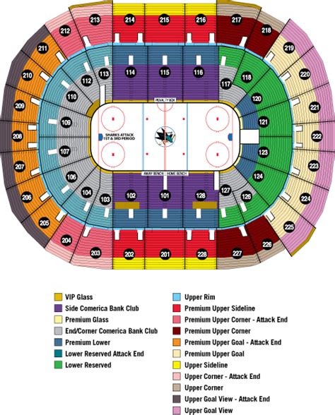 San jose sharks 3d seating map - specialistmumu