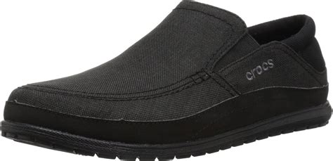 Crocs™ Canvas Santa Cruz Playa Slip-on in Black for Men - Lyst