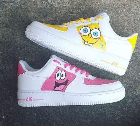 Spongebob Custom Air Force 1 - Etsy