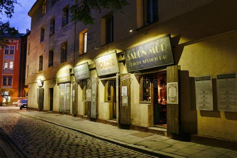 KRAKOW, POLAND - SEPTEMBER 12, 2016: Kazimierz, Former Jewish Quarter ...