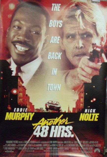 Another 48 Hrs Original 1990 Single Sided Movie Poster Eddie Murphy | eBay