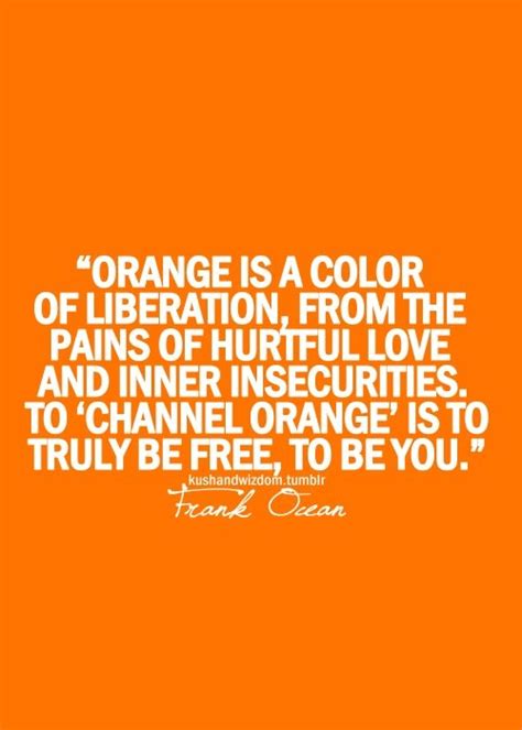 Orange is a color of Liberation | Orange quotes, Orange aesthetic ...