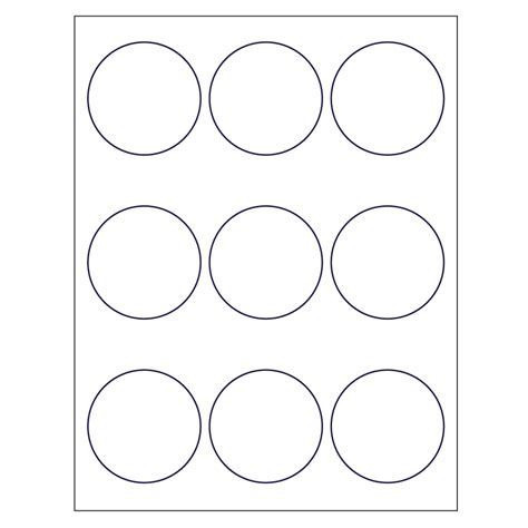 Template for Avery 22830 Print-to-the-Edge Round Labels 2-1/2" diameter | Avery.com