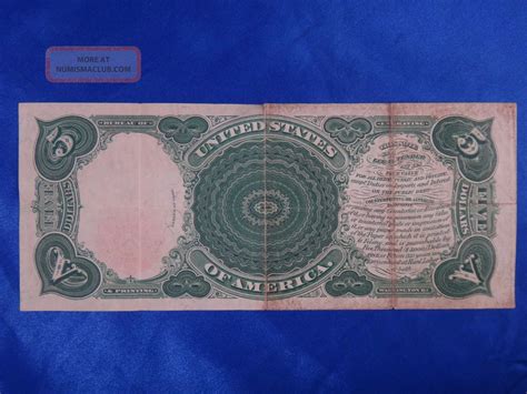 1907 $5 United States Large Note Red Seal