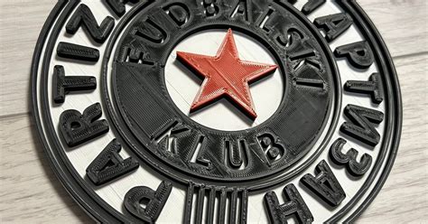 FK Partizan logo emblem by m2xj | Download free STL model | Printables.com