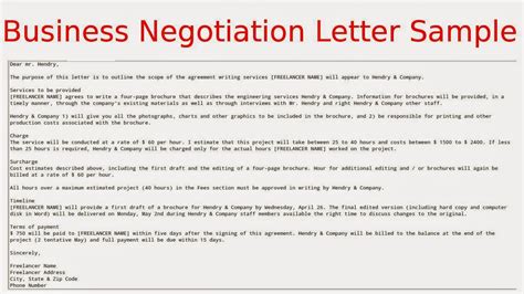 Insurance Contract Negotiation Letter Template Examples - Letter Template Collection