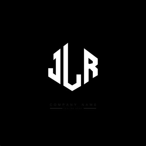 JLR letter logo design with polygon shape. JLR polygon and cube shape ...