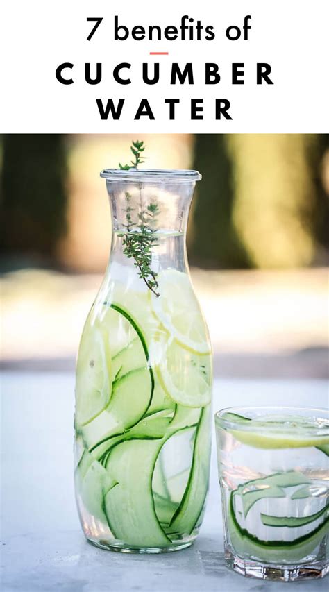 Cucumber Water: What are the Benefits and How to Make it