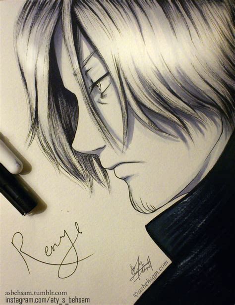 Sketch #35/365 - Happy Birthday Renji Yomo. by Aty-S-Behsam on DeviantArt