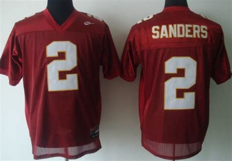 Florida State Seminoles #2 Deion Sanders Red Jersey on sale,for Cheap,wholesale from China