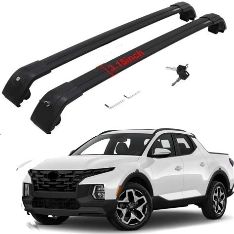 Buy Loading 165lbs Cargo Rack for Hyundai Santa Cruz 2021-2024 Roof Rack Cross Bars Rail Luggage ...