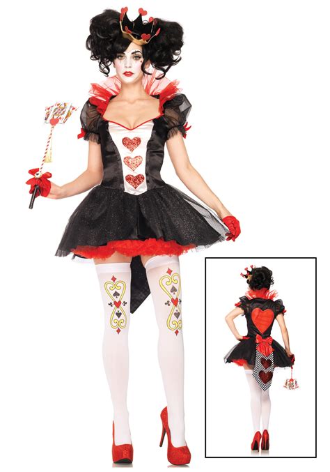 Halloween Costume Deluxe Royal Queen of Hearts Womens Alice In ...