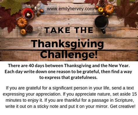 The Thanksgiving Challenge - Living to Glorify God