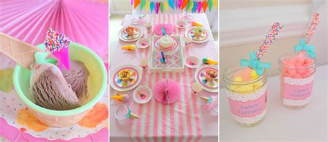 A Sweetly Chic Ice Cream Birthday Party | Fun365