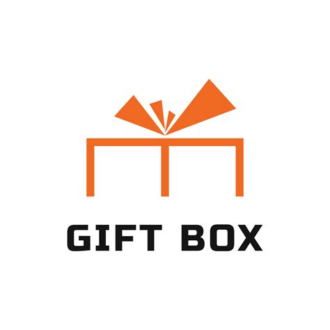 Gift box logo design creative idea 29823864 Vector Art at Vecteezy